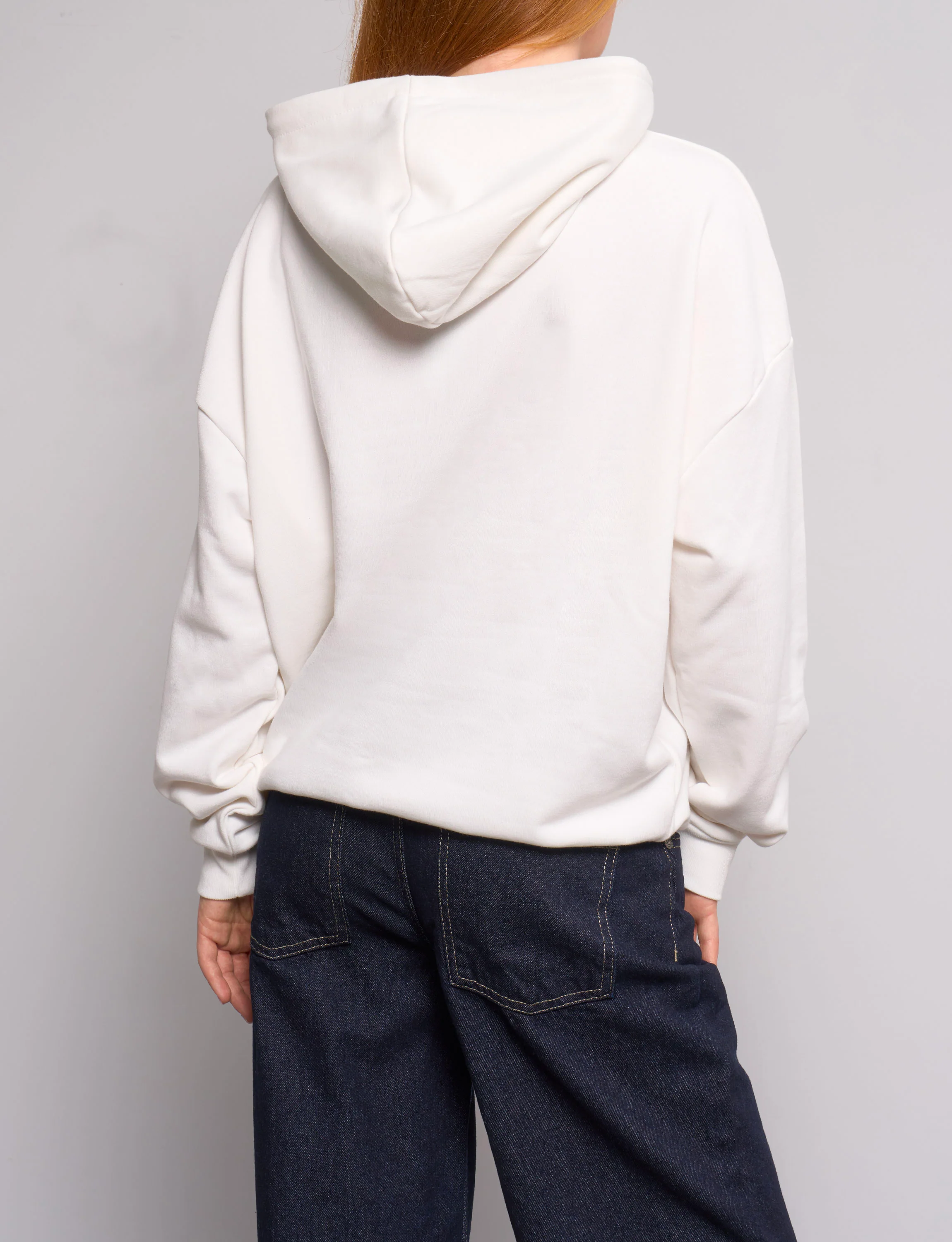 Felpa oversize bianca con scritta "Sunkissed" - Image 4