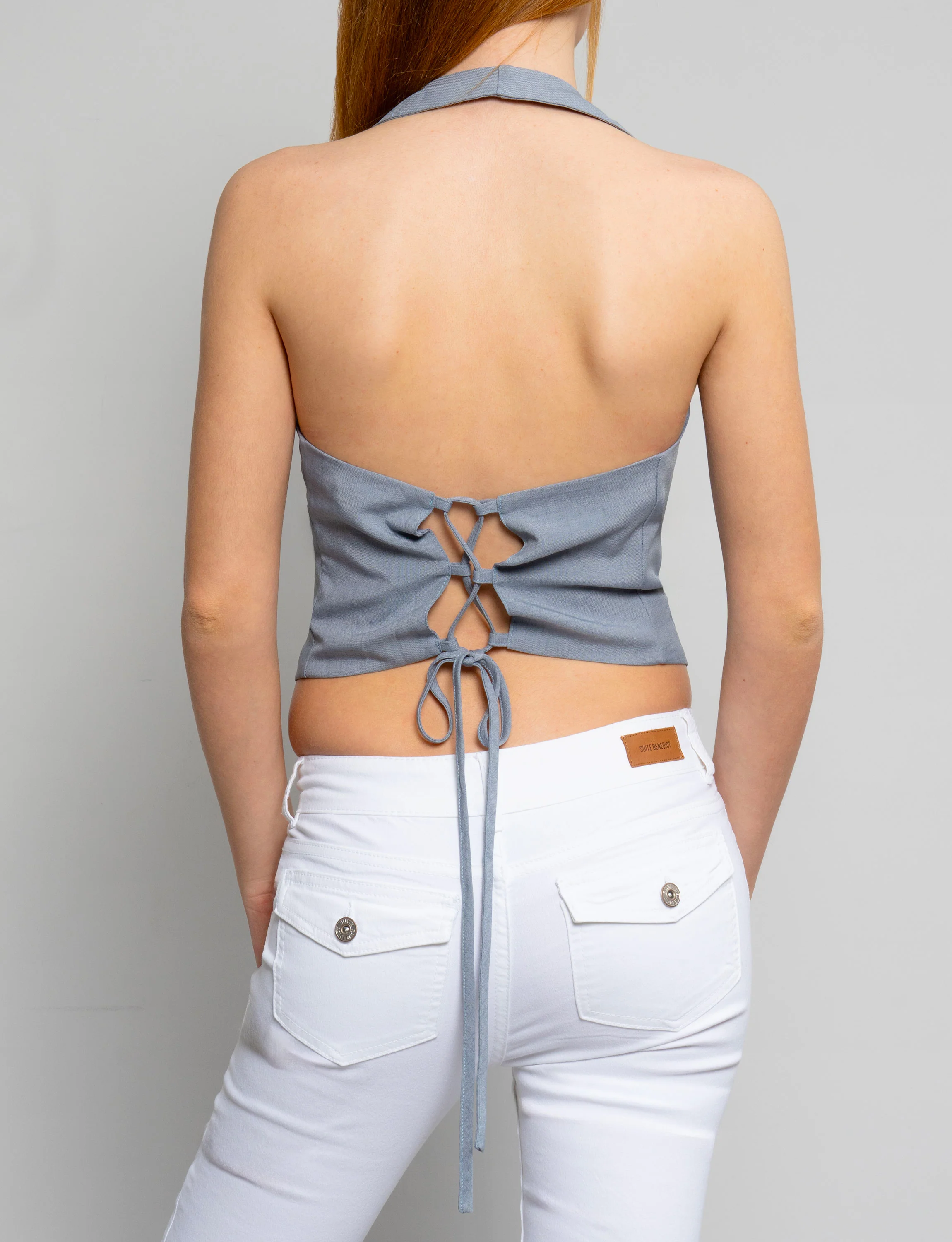 Top gilet a bustino - Image 4