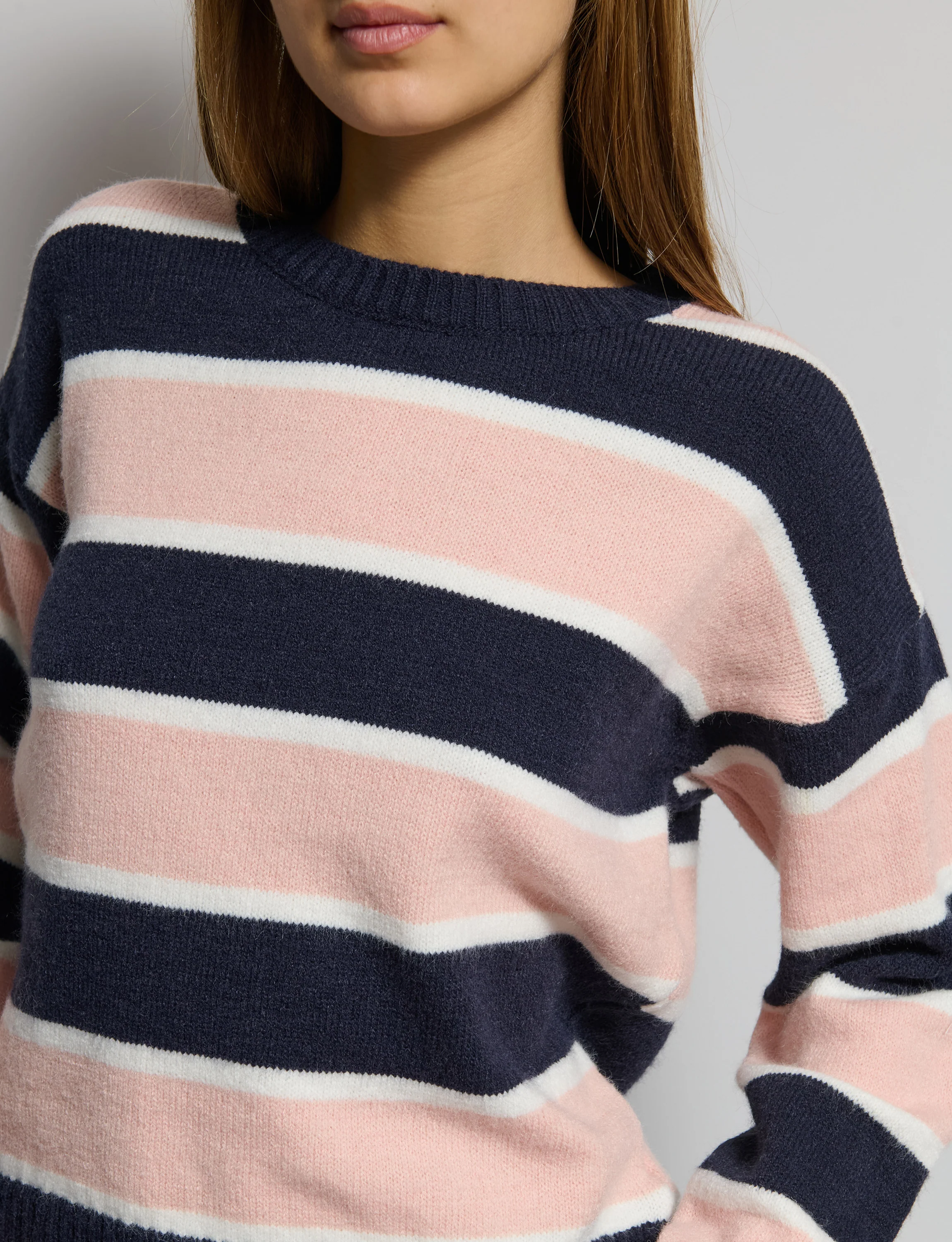 Maglione a fasce rosa e blu - Image 3
