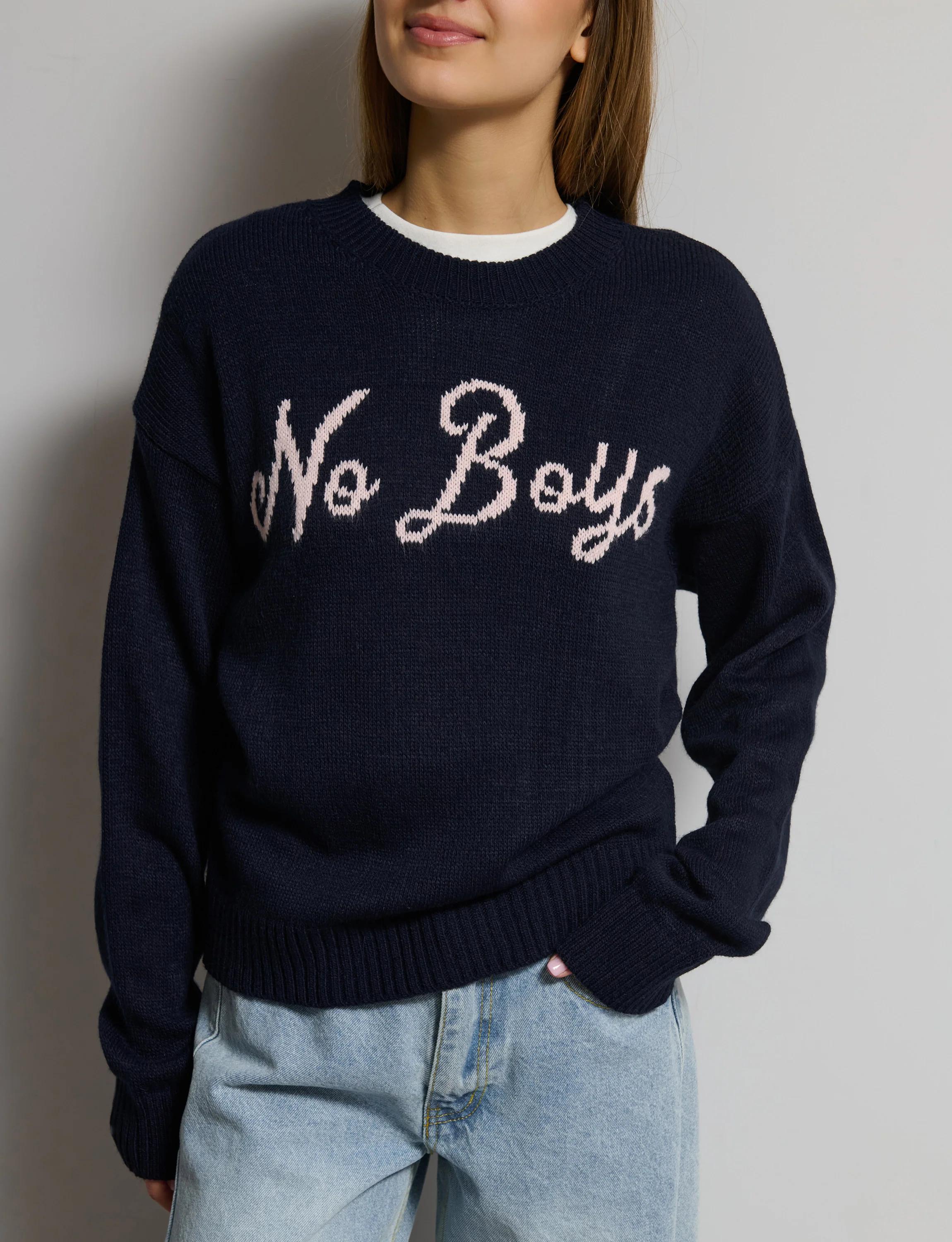 Maglione intarsio scritta - Image 2