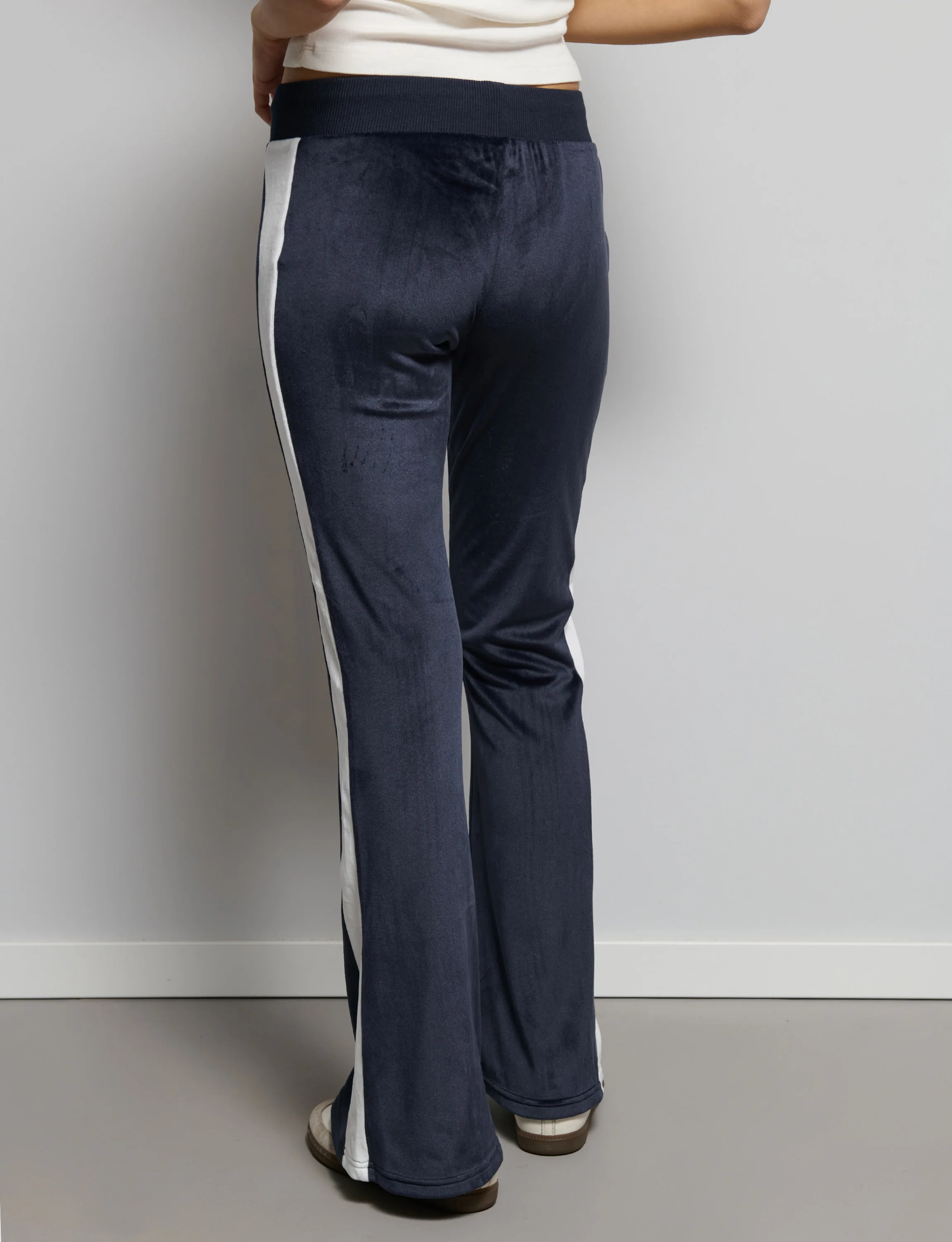 Pantalone ciniglia blu notte - Image 4