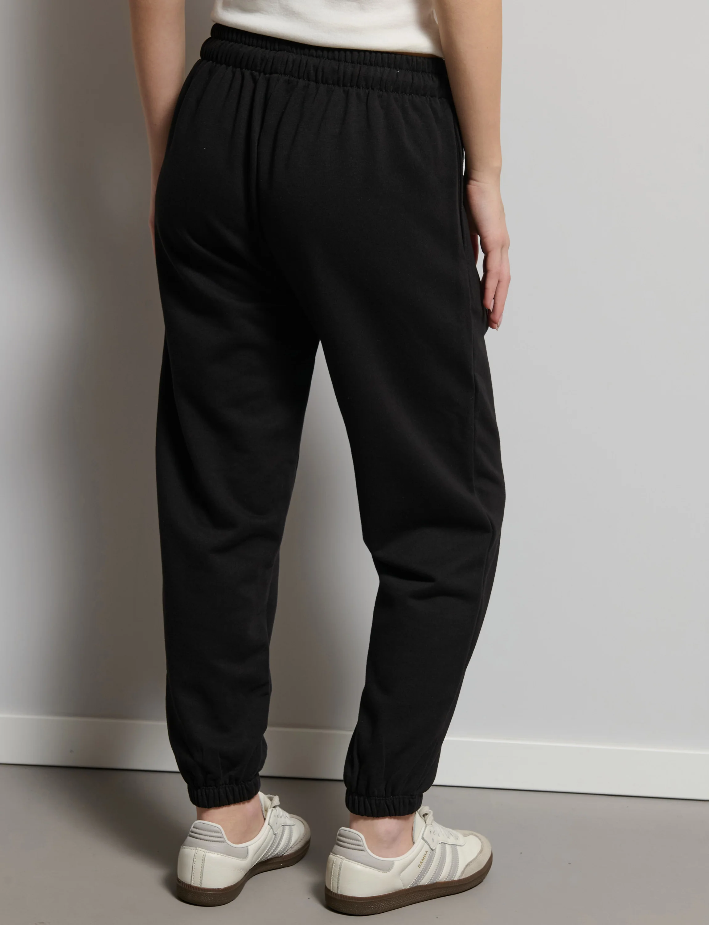 Pantalone nero in felpa - Image 4