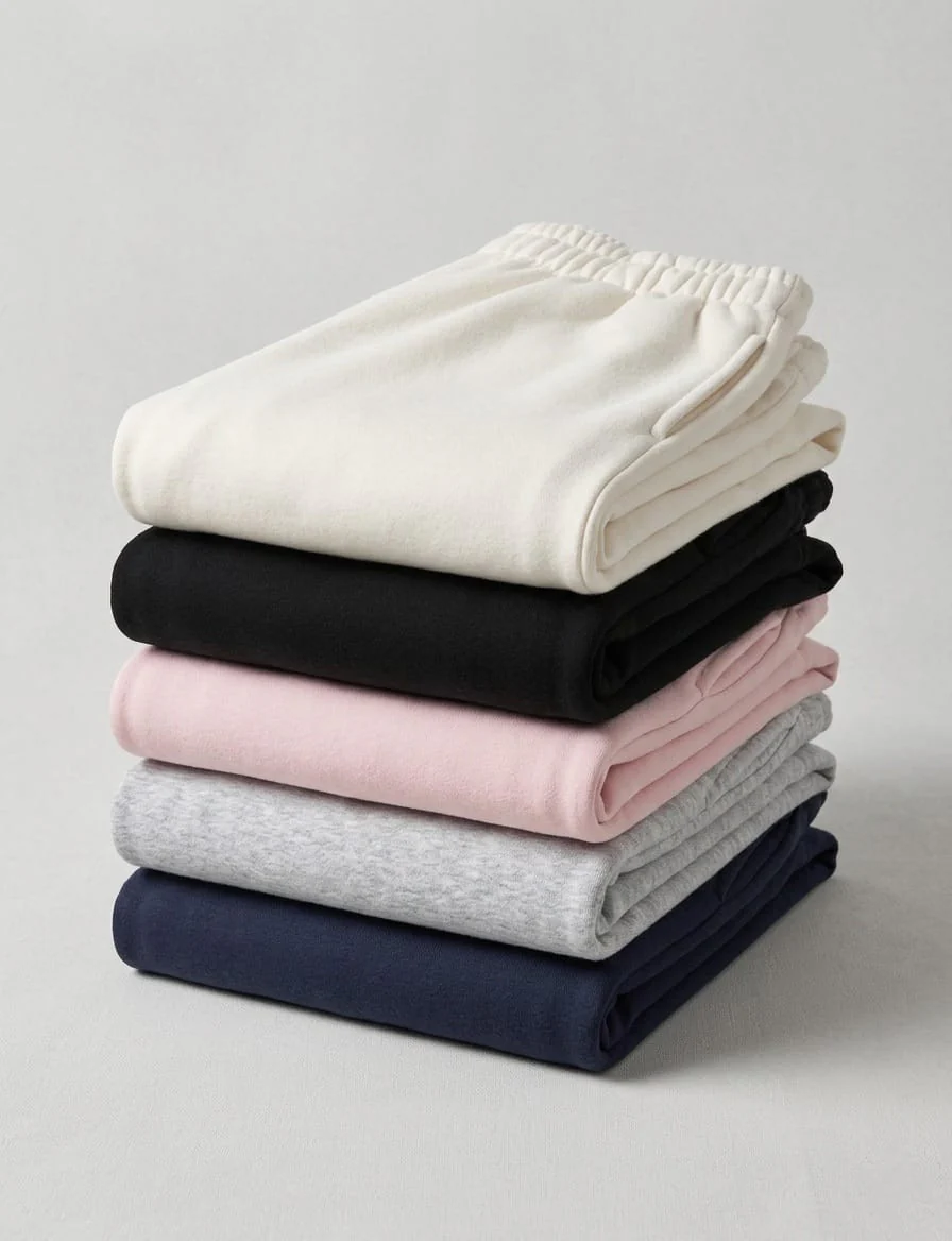 Pantalone bianco in felpa