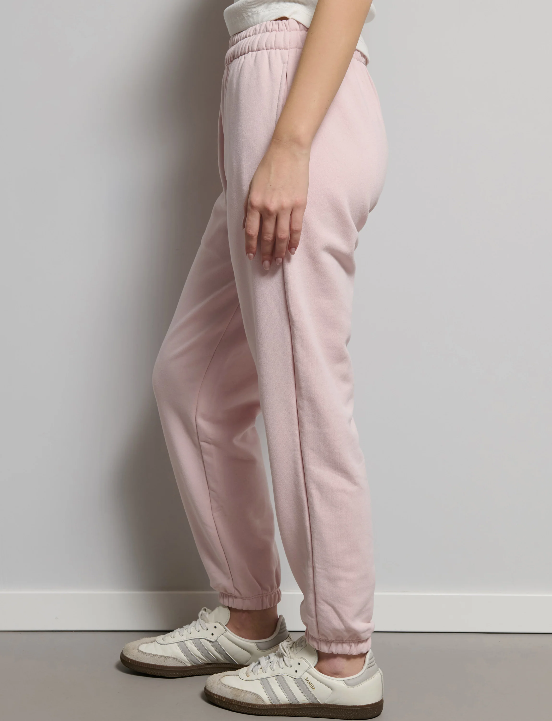 Pantalone rosa in felpa - Image 3