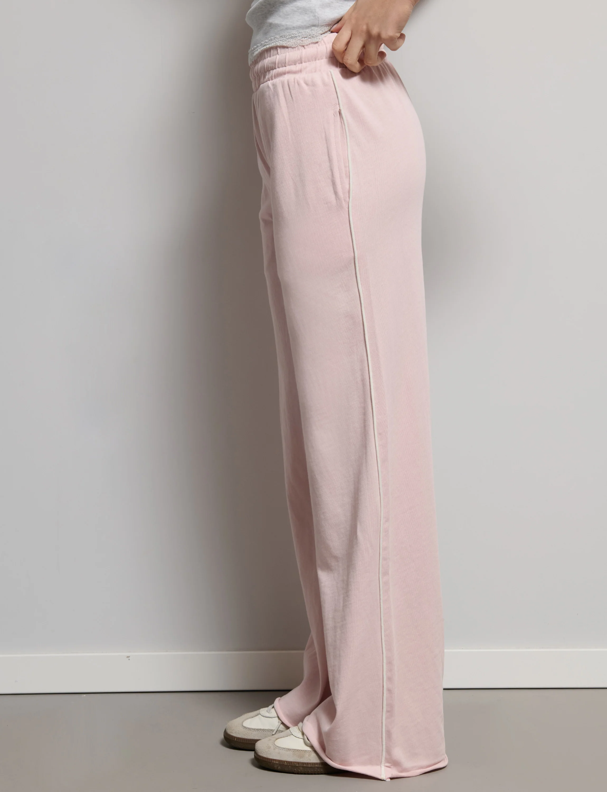 Pantalone tuta wide rosa - Image 4