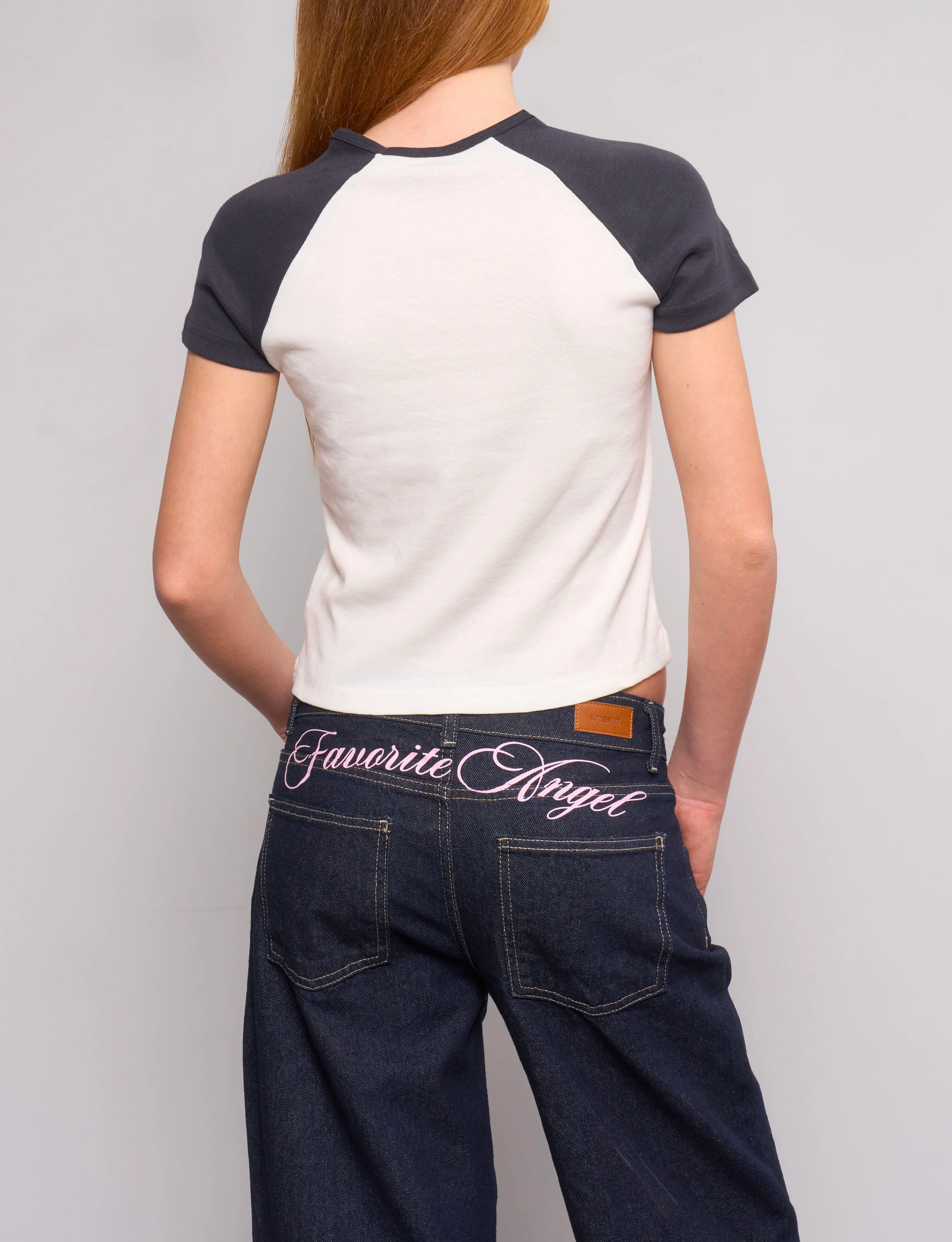 T-shirt a manica corta bicolor "Favorite crush" - Image 4