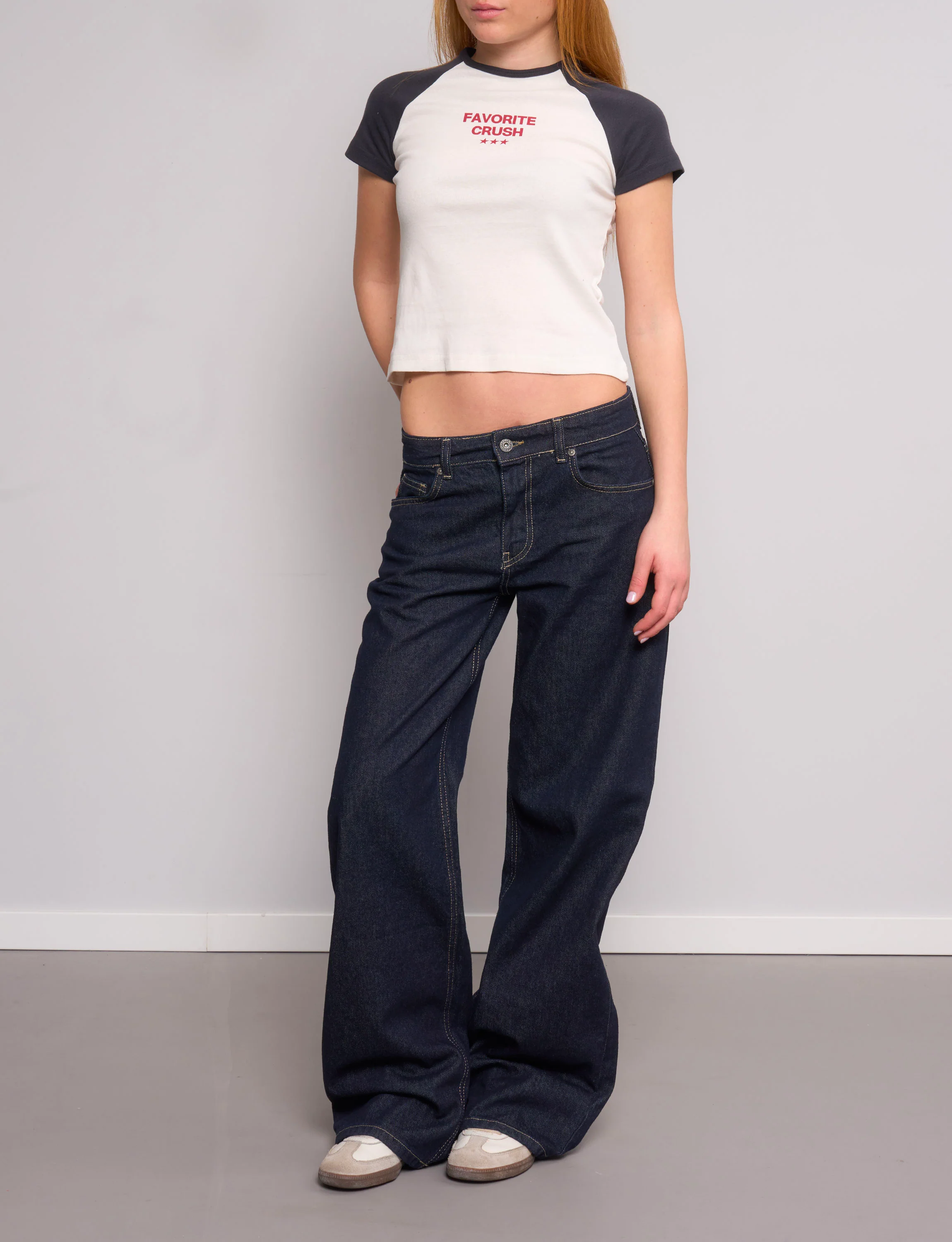 T-shirt a manica corta bicolor "Favorite crush" - Image 5