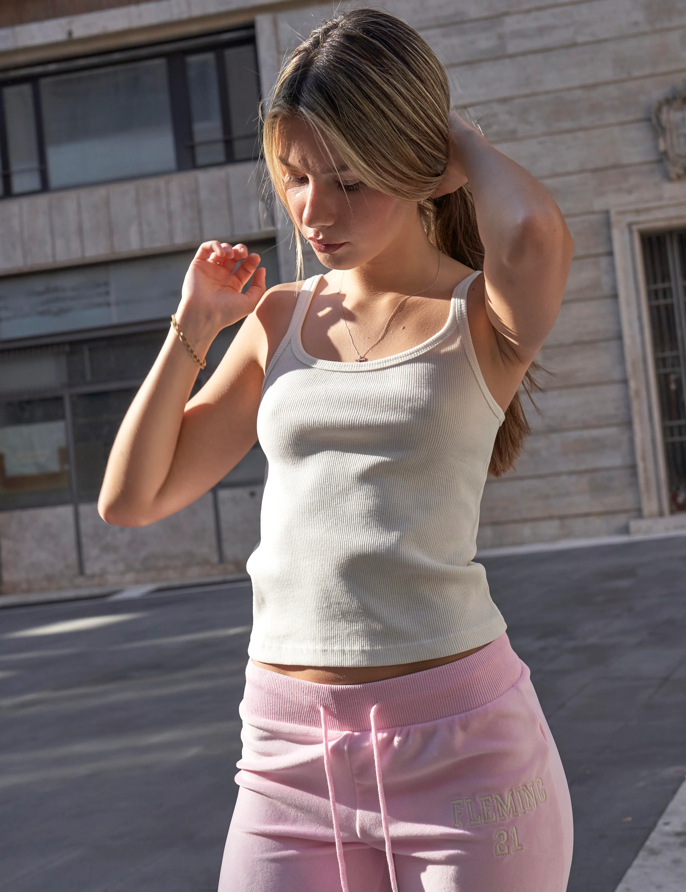 Tank top bianco