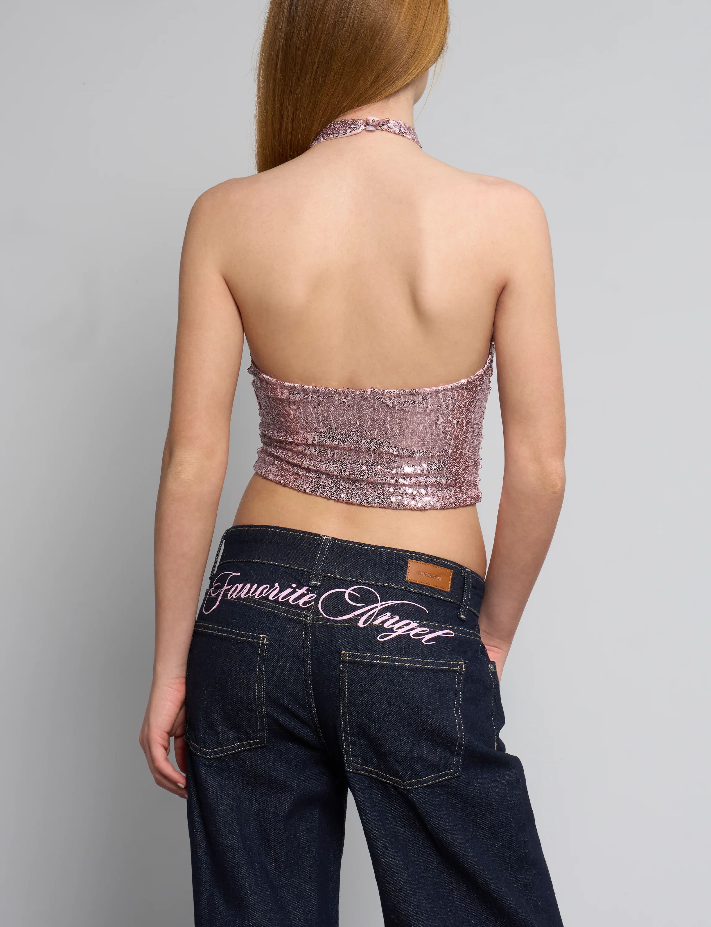 Top rosa in paillettes - Image 3